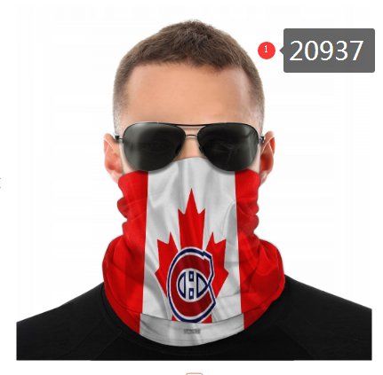 Canadiens Face Scarf 020937 (Pls Check Description For Details)Canadiens Face Mask Kerchief
